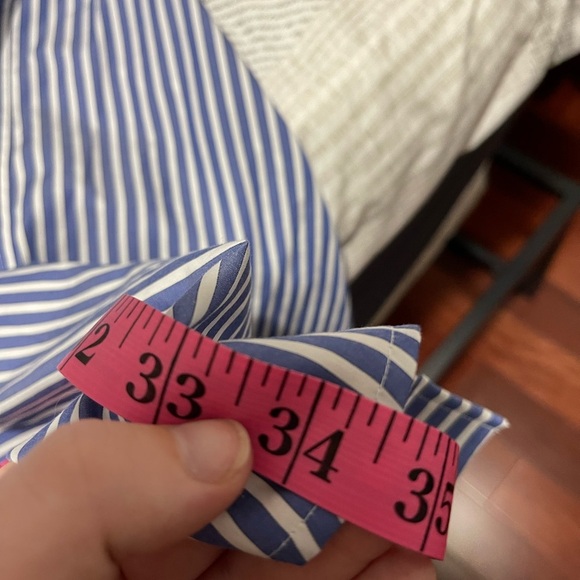 Peter Millar Men’s Blue White Striped Cotton Shirt in size 3XL Seaside Finish - Picture 10 of 10